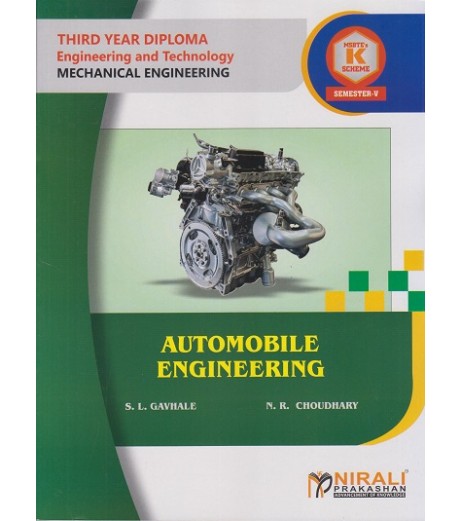 Nirali Automobile Engineering K Scheme MSBTE K Scheme Diploma Sem 5 Mechanical Engineering